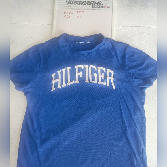 Tommy Hilfiger T shirt size medium  Blue - Picture 4 of 4